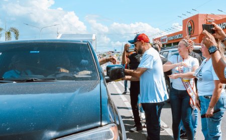 Alcalde Héctor Soto y primera dama Hillary Soto en Potazo de Fundanica Zulia