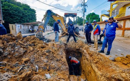 Plan Rector de Aguas Servidas sustituye colector en Caracciolo Parra Pérez