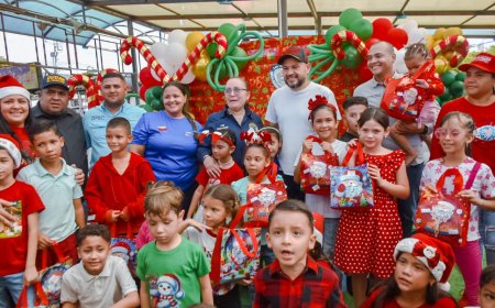 SAN FRANCISCO: Dirección de Prevención y Seguridad Ciudadana en compartir navideño familiar