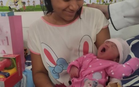 Ashly Isabella, la primera zuliana nacida en Navidad en el Sahum