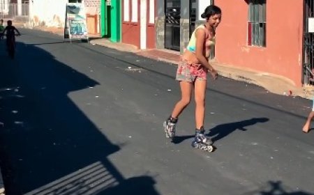 ¡En Veritas sacaron los patines! Asfalto del bueno colocó la Alcaldía de Maracaibo en el sector.