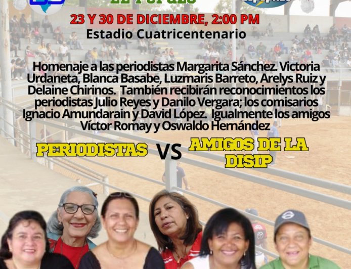 Otra confrontación de fin de año entre Periodistas y Amigos de la Disip
