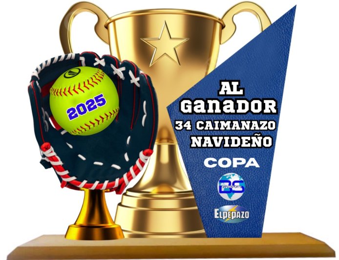 Una joya de trofeo se disputará en el Caimanazo Navideño de Softbol 2025