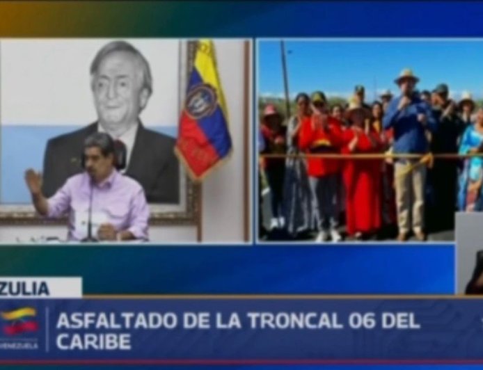 Junto al Presidente Maduro: Gobernador Luis Caldera entregó rehabilitada la Troncal del Caribe en la Guajira