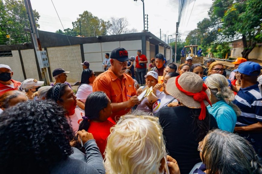 Gobernador Caldera supervisó sustitución de colector en comunidad Club Hípico 1