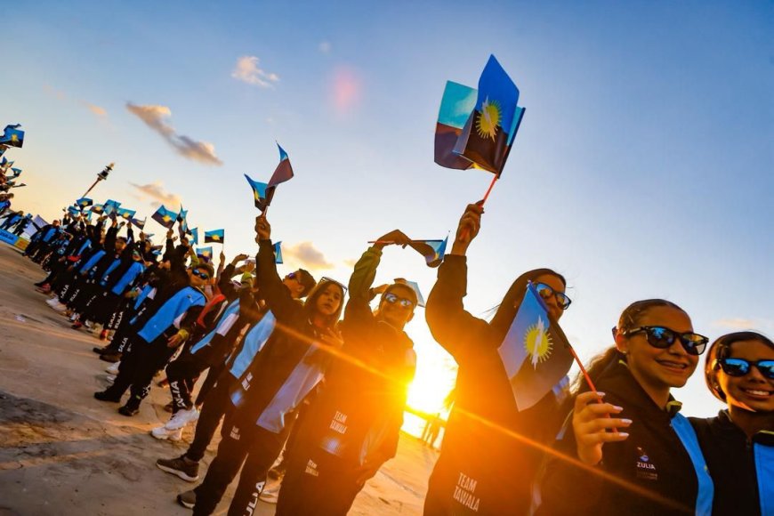 JUDENACOM 2025: Gobernador Luis Caldera abanderó delegación del Zulia