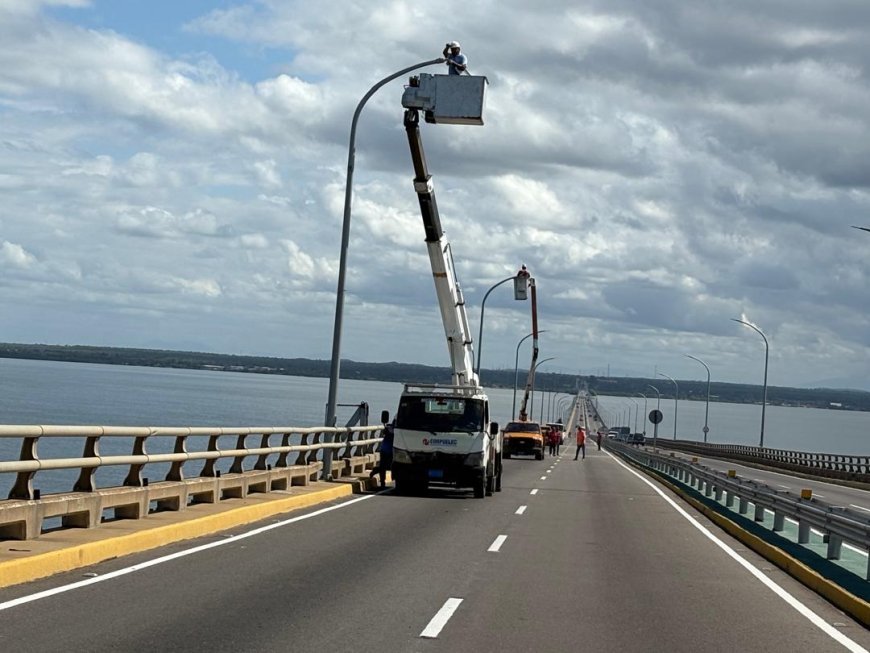 Falla subsanada: El Coloso con iluminación completa otra vez