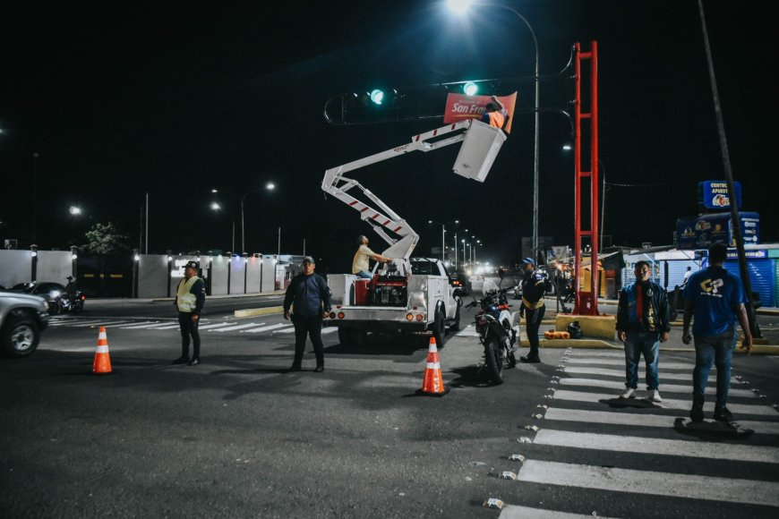 SAN FRANCISCO: Más asfalto y semáforos inteligentes trae Héctor Soto en cierre de 2025