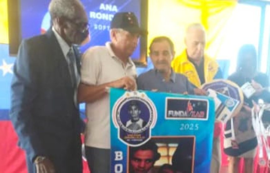 El Tricampeón recibió reconocimiento de Glorias Deportivas de Cabimas