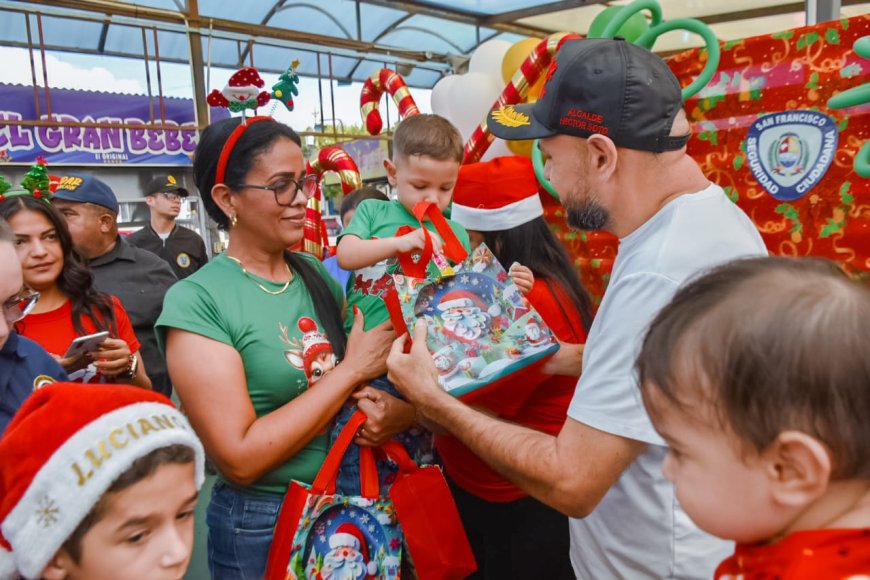 SAN FRANCISCO: Dirección de Prevención y Seguridad Ciudadana en compartir navideño familiar