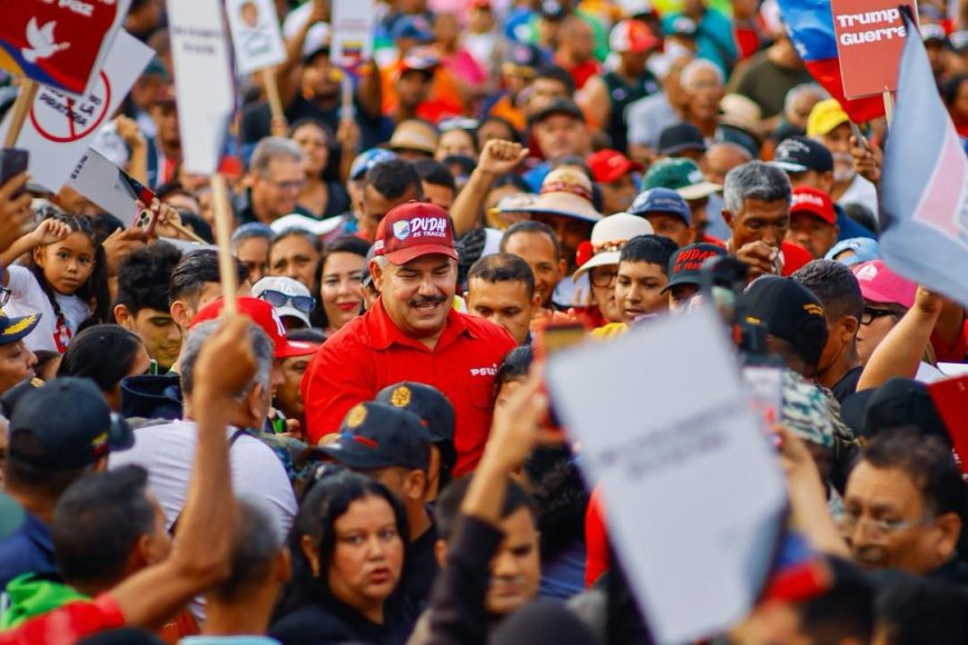 Pueblo zuliano marchó en rechazo al robo de activos venezolanos en el Caribe