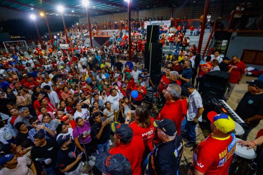 Militancia zuliana celebró 19 años de la creación del PSUV con marcha en Jesús Enrique Lossada