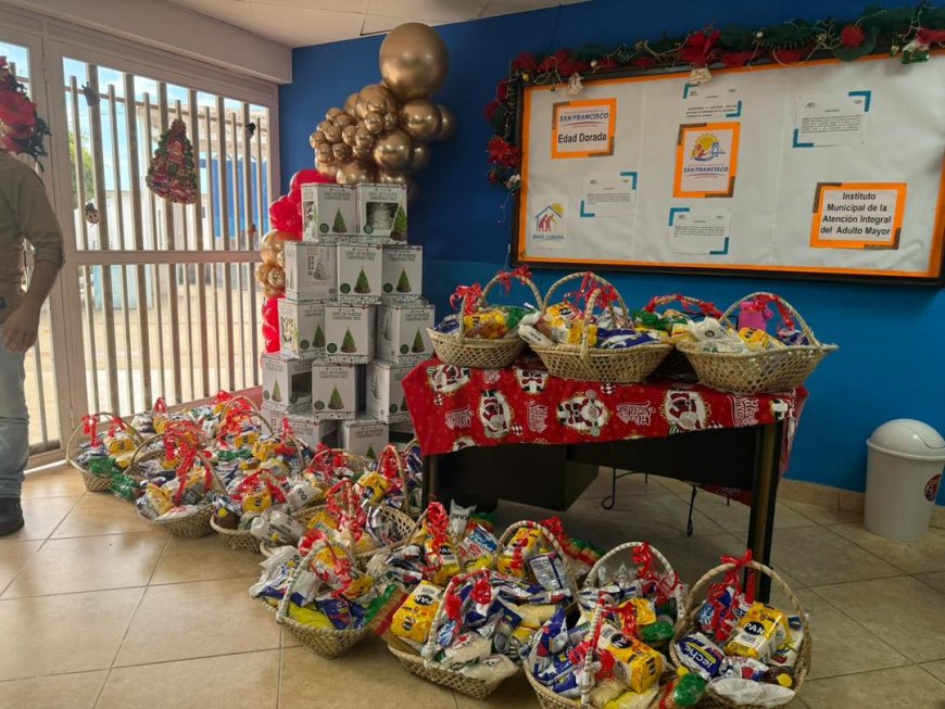 Compartir, amor y esperanza: Navidad especial para niños y abuelos del municipio San Francisco