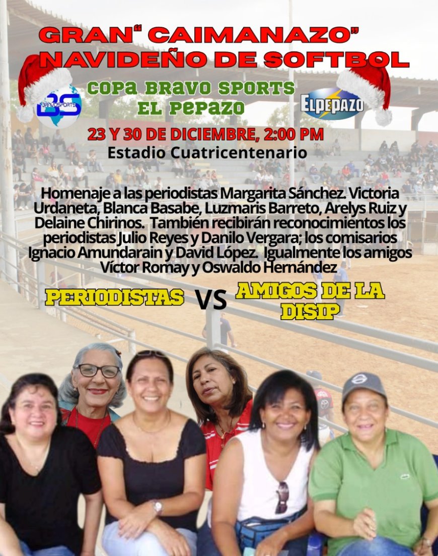 Una joya de trofeo se disputará en el Caimanazo Navideño de Softbol 2025