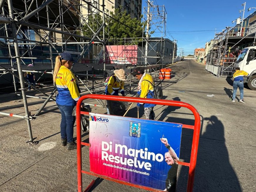 MARACAIBO: El Casco Central limpio en Navidad por primera vez en casi 20 años
