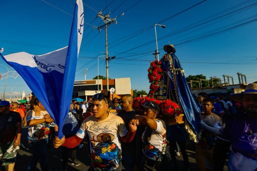 CABIMAS: Luis Caldera acompañó a feligresía en la multitudinaria procesión de San Benito de Palermo