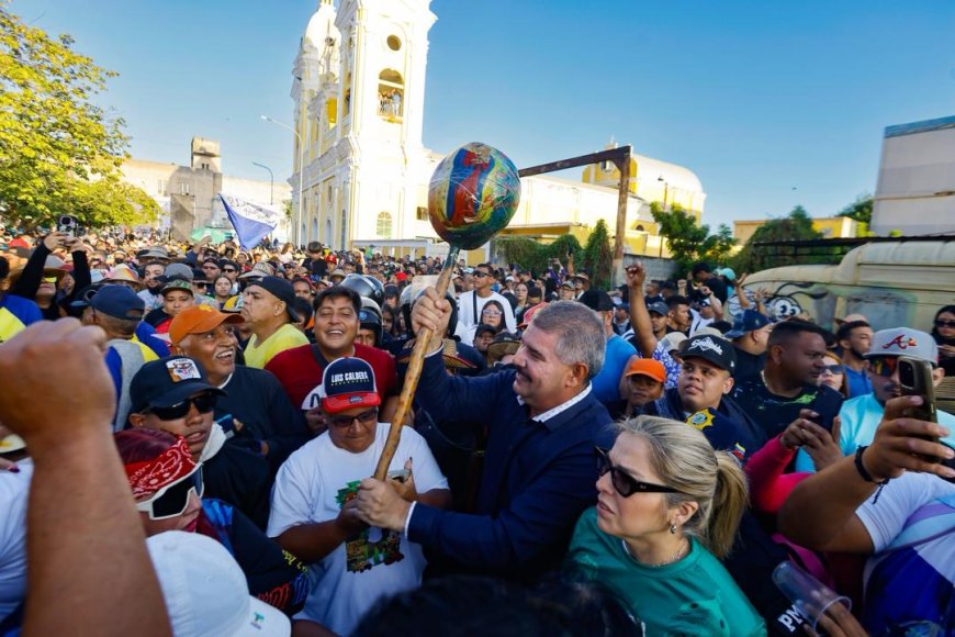 CABIMAS: Luis Caldera acompañó a feligresía en la multitudinaria procesión de San Benito de Palermo