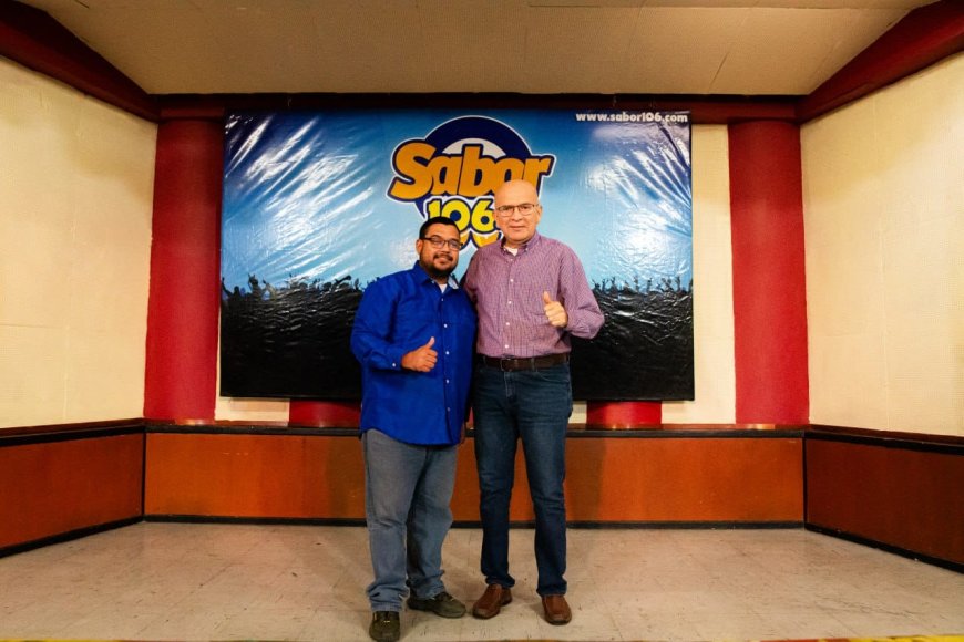 "El Dúo de la Alegría" recibe el Año Nuevo por Sabor 106.5 FM