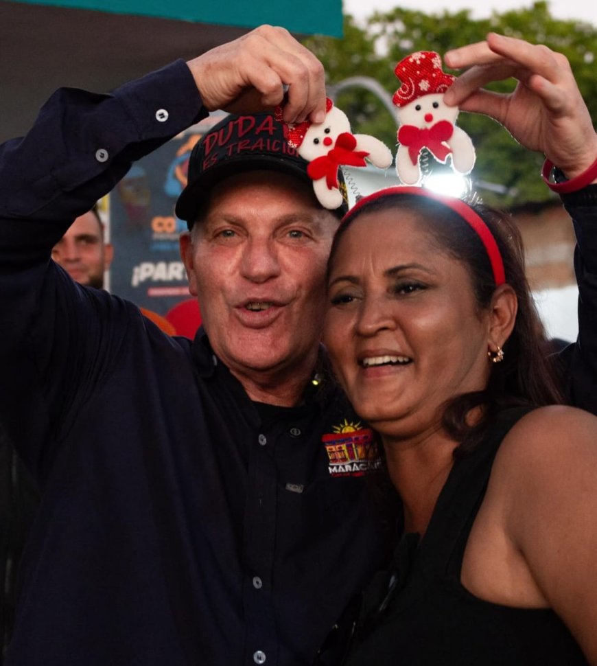 Alcalde Di Martino compartió con la comuna Chávez y Robert la fuerza eterna