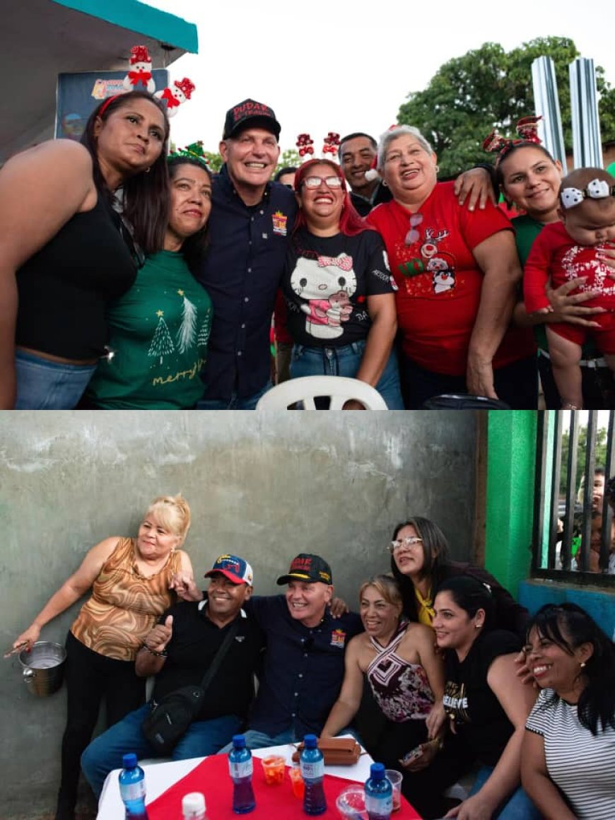 Alcalde Di Martino compartió con la comuna Chávez y Robert la fuerza eterna