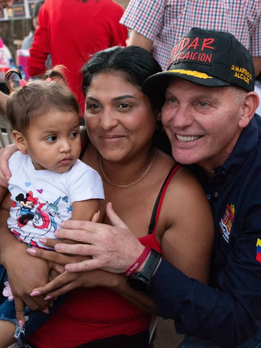 Alcalde Di Martino compartió con la comuna Chávez y Robert la fuerza eterna