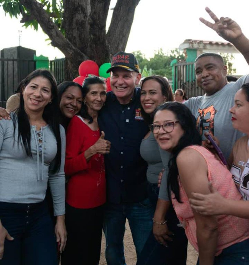 Alcalde Di Martino compartió con la comuna Chávez y Robert la fuerza eterna