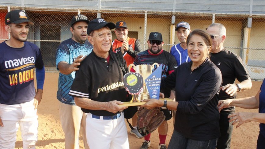 CAIMANAZO NAVIDEÑO: Con remontada, periodistas ganaron la Copa BravoSport y El Pepazo