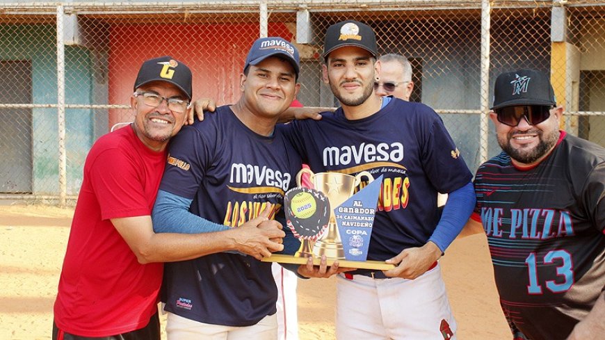 CAIMANAZO NAVIDEÑO: Con remontada, periodistas ganaron la Copa BravoSport y El Pepazo