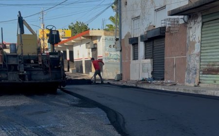 Alcaldía culmina la colocación de mil toneladas de asfalto en el sector Santa Bárbara