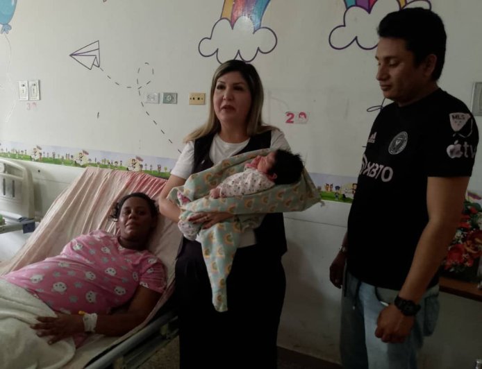 Danna Arisbeth, la primera bebé de Año Nuevo