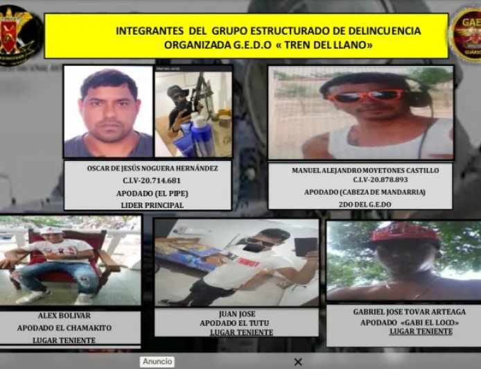 Abatido un líder del Tren del Llano junto con tres compinches