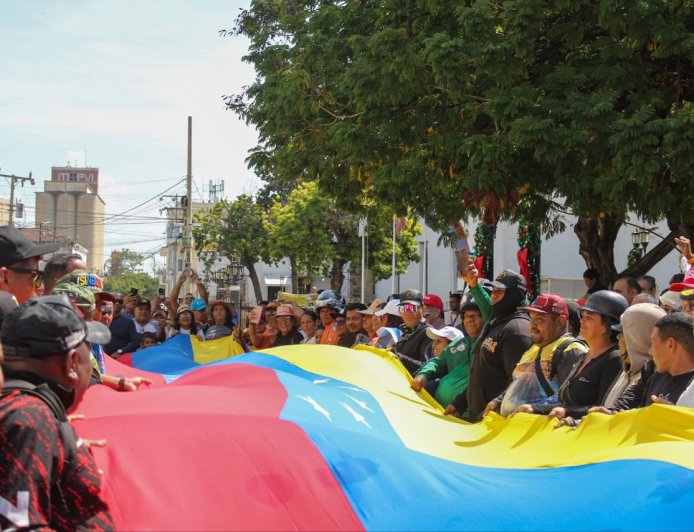 Maracaibo rechaza agresión de EE. UU. contra Venezuela y secuestro del Presidente Nicolás Maduro y Cilia Flores