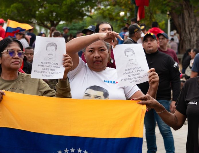 Pueblo de Maracaibo exige respeto a la soberanía y al presidente Maduro