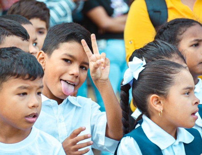 SAN FRANCISCO: En completa paz, más de 17 mil niños, niñas y adolescentes arrancaron clases 