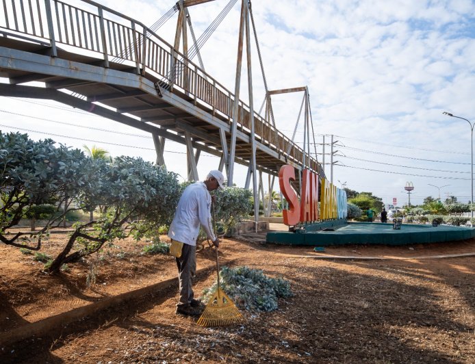 SAN FRANCISCO: Alcaldía inicia recuperación de los parques San Luis y el Paseo San Francisco de Asís