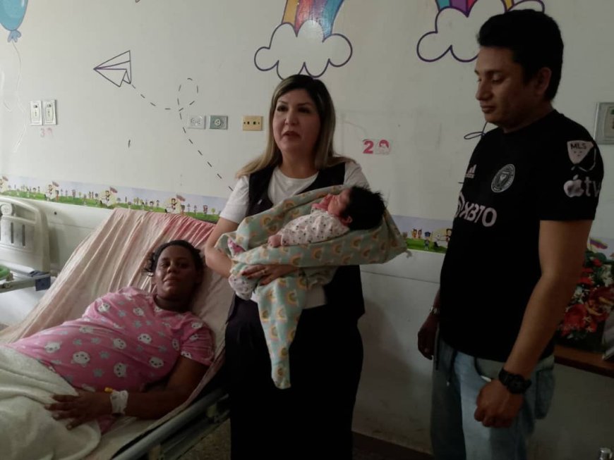 Danna Arisbeth, la primera bebé de Año Nuevo