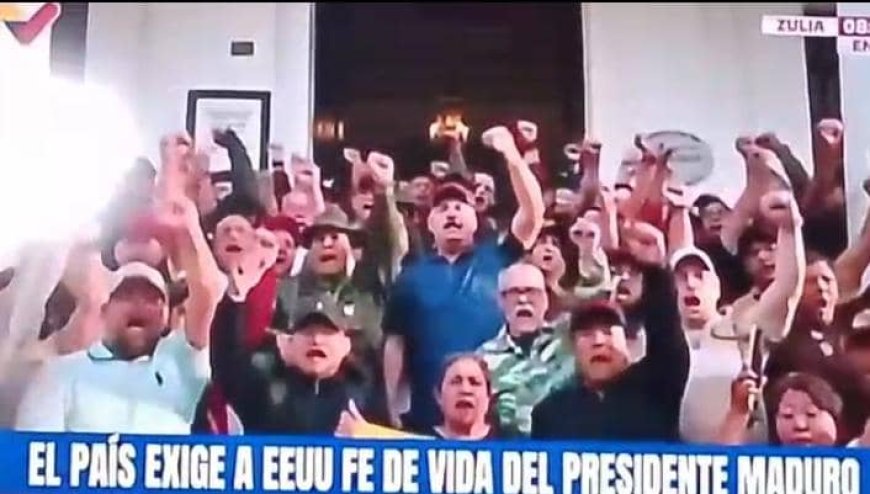 Zulia exige liberación del presidente Nicolás Maduro tras ataque de EEUU contra el país