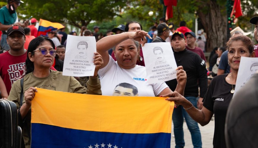 Pueblo de Maracaibo exige respeto a la soberanía y al presidente Maduro