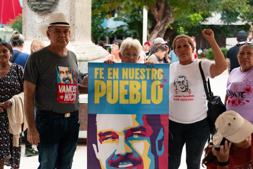 Pueblo de Maracaibo exige respeto a la soberanía y al presidente Maduro