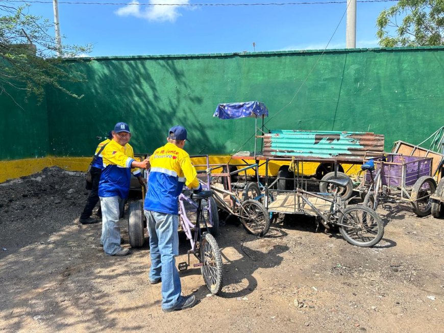 Plan Carretilla Cero! Imau ha incautado 40 carretillas usadas para botar basura en las calles