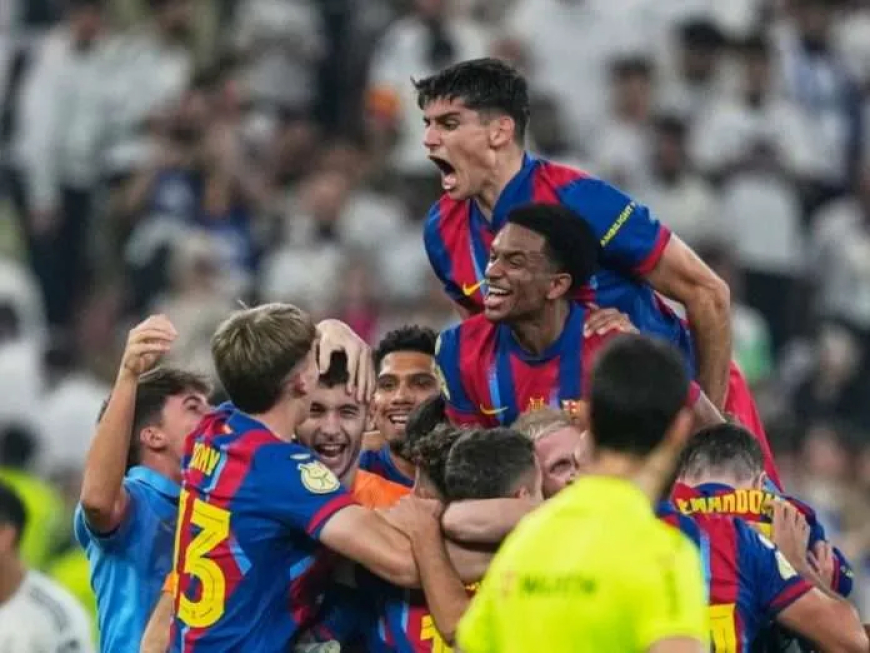 Rapinha con dos petardos le dio la Supercopa al Barcelona