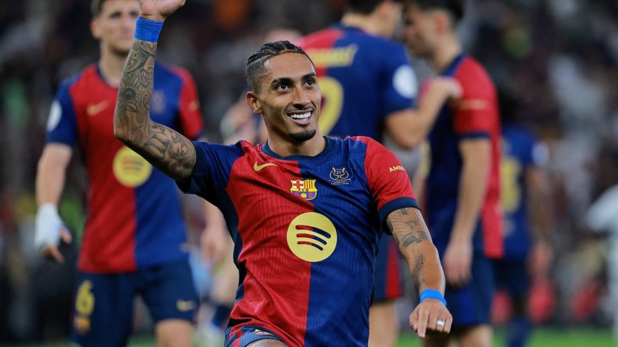 Rapinha con dos petardos le dio la Supercopa al Barcelona