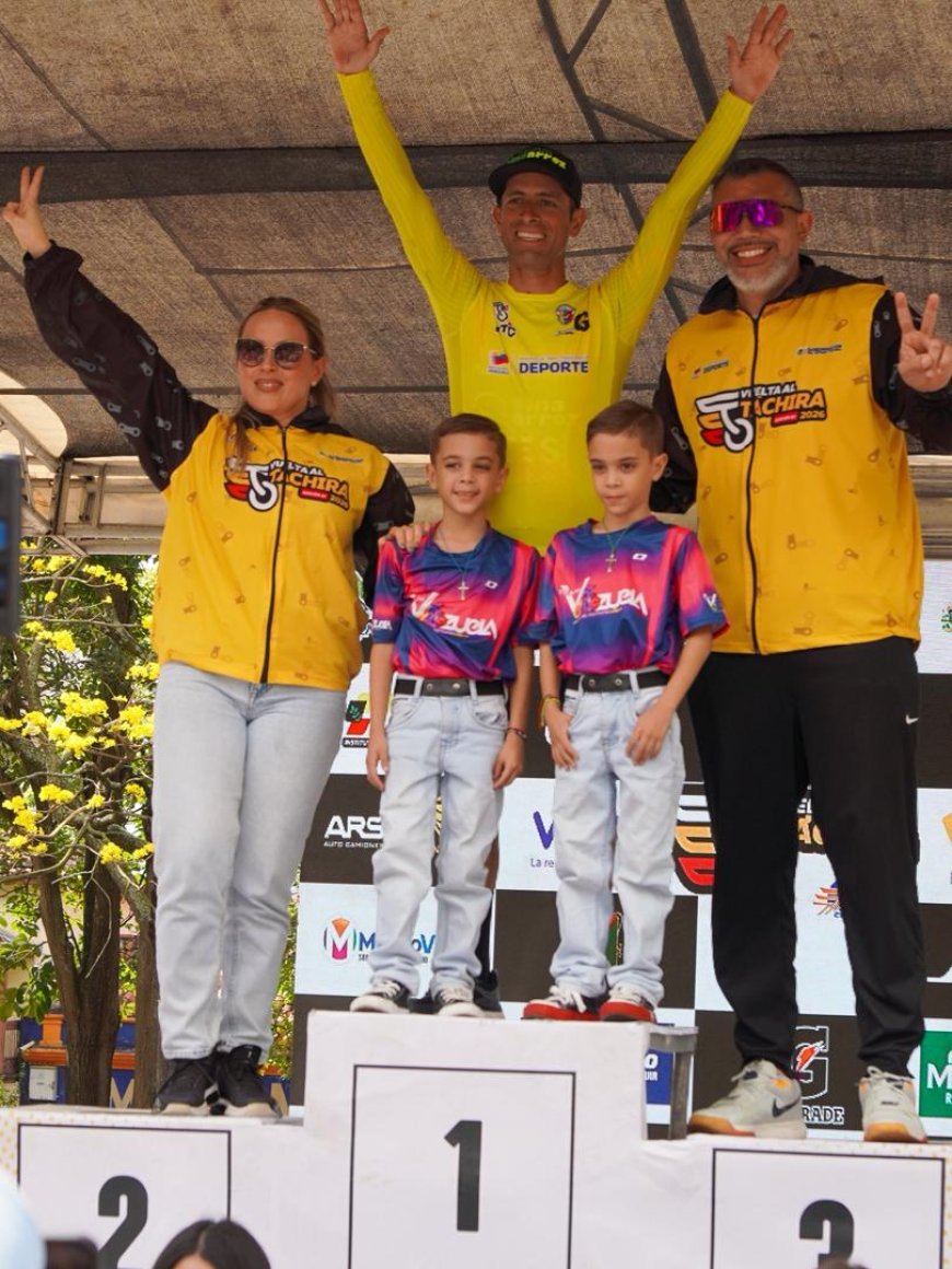 VUELTA AL TÁCHIRA: Jesús Goyo conquista San Cristóbal, sancionan a Viloria y Jorge Abreu asume el liderato 