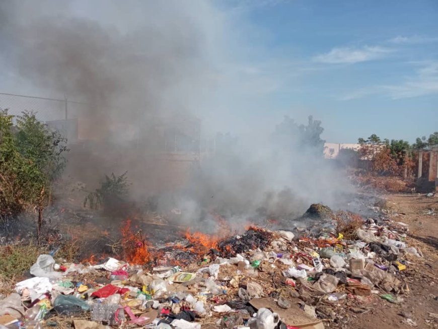 FRANCISCO E. BUSTAMANTE: Quema de basurero en sector "Ancón Bajo" afectó más de 400 casas
