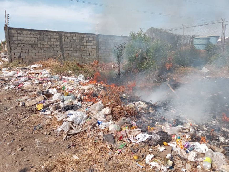 FRANCISCO E. BUSTAMANTE: Quema de basurero en sector "Ancón Bajo" afectó más de 400 casas