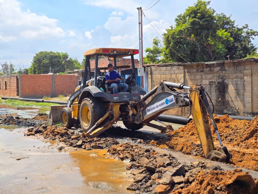 ZULIA: Plan de Aguas Servidas sustituye 916 metros de colector en territorio comunal Tierra Nuestra