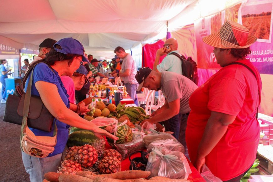 ¡Éxito total!: Vendieron más de 10 toneladas de alimentos en el mercado de Di Martino