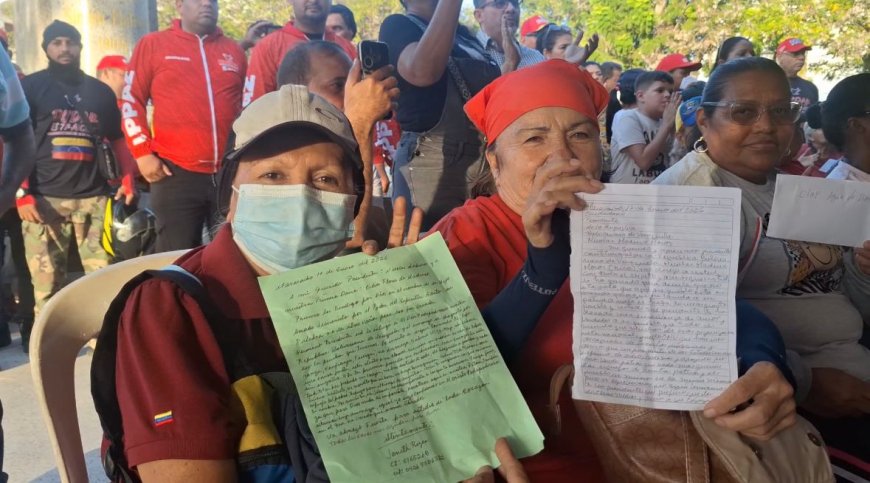 Zulianos envían mensajes de lealtad y fortaleza en cartas al presidente Maduro
