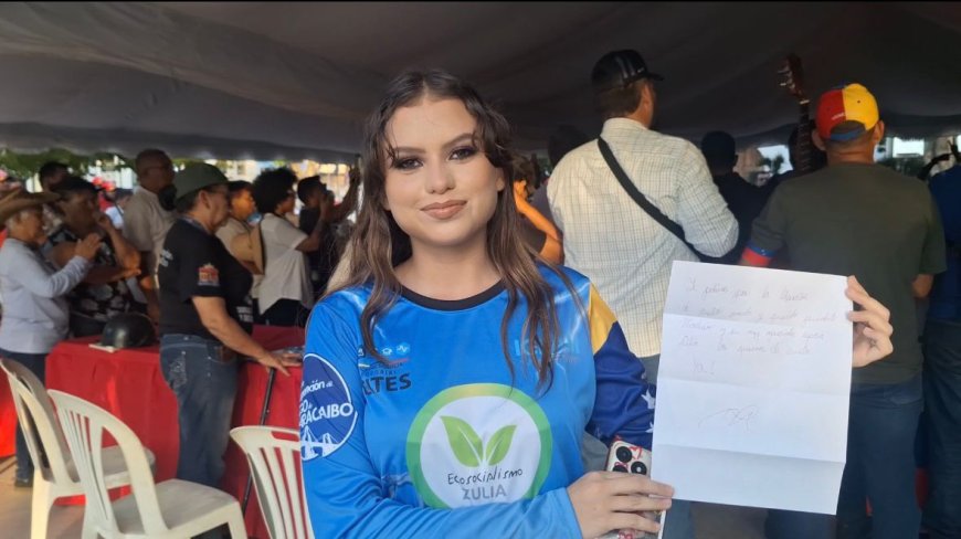 Zulianos envían mensajes de lealtad y fortaleza en cartas al presidente Maduro