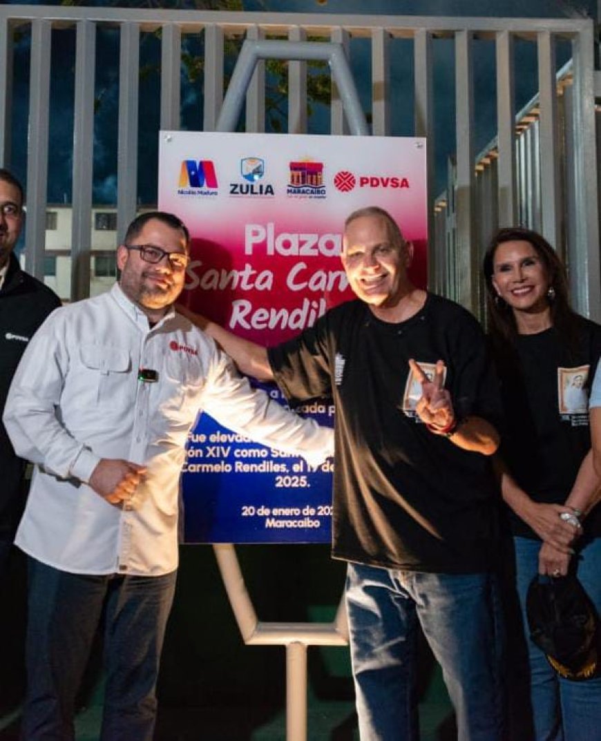 Ana Clara Di Martino: Plaza Santa Carmen Rendiles, elemento de espiritualidad, de descanso y de paz.